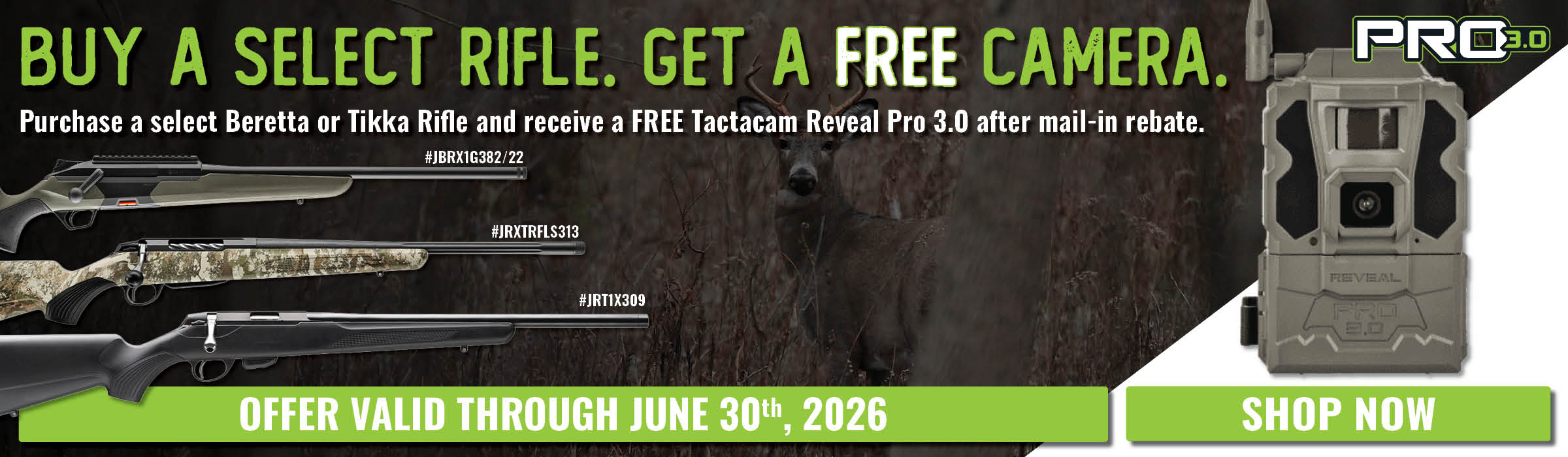 Beretta Tikka Tactacam Rebate